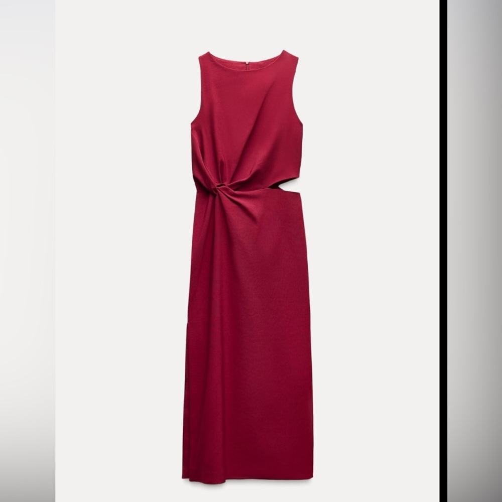 Zara cut out midi dress ZW collection 8611/459 - Picture 2 of 7